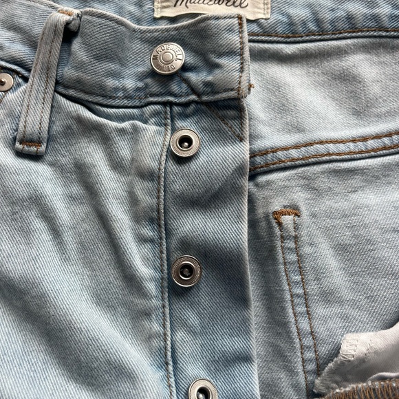 Madewell- The Dadjean in Greenvale Wash: Ripped Edition size 28 - Picture 5 of 10